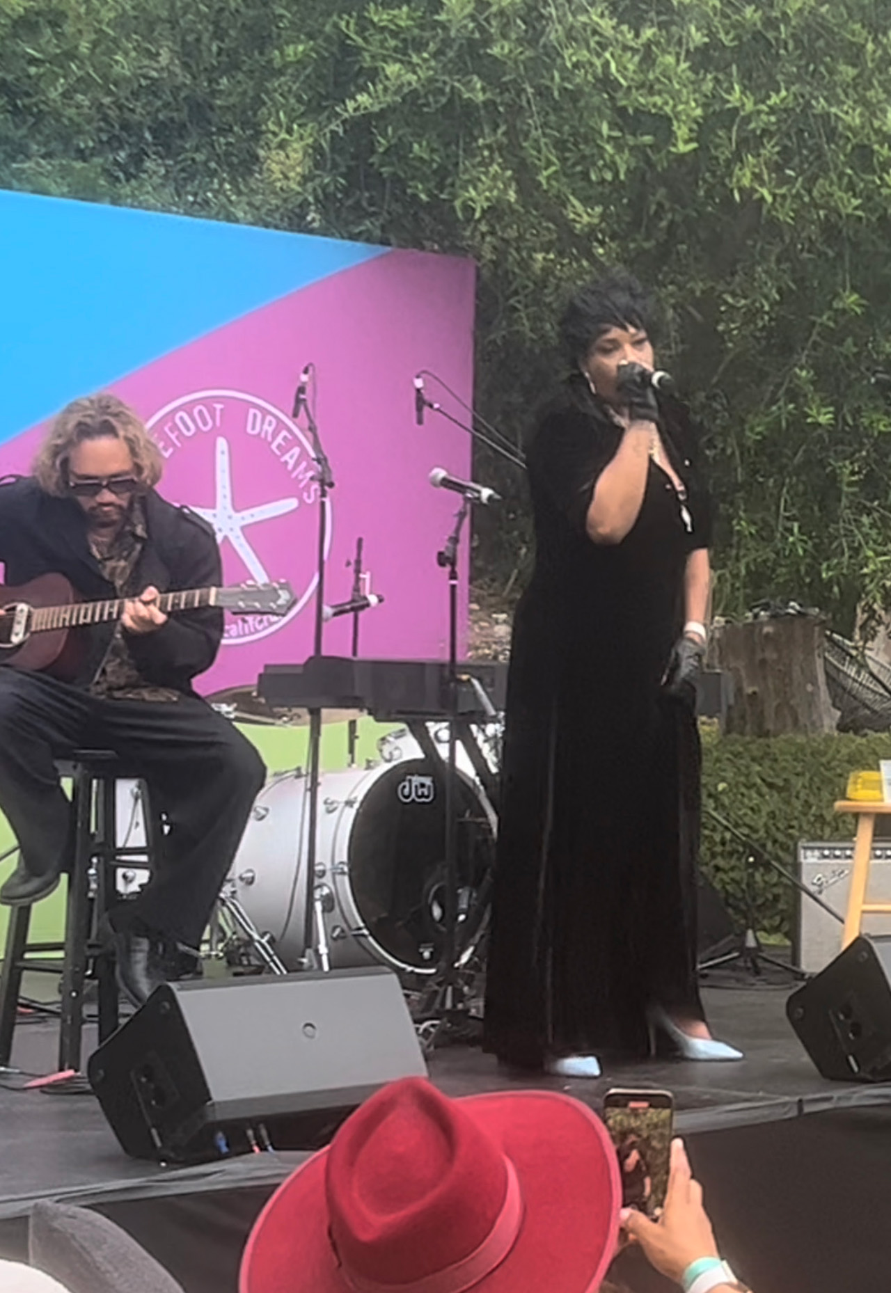 Macy Gray performs at the Malibu Family Smile Fest