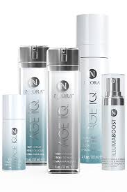 Bottles of Neora Age IQ Night Creams