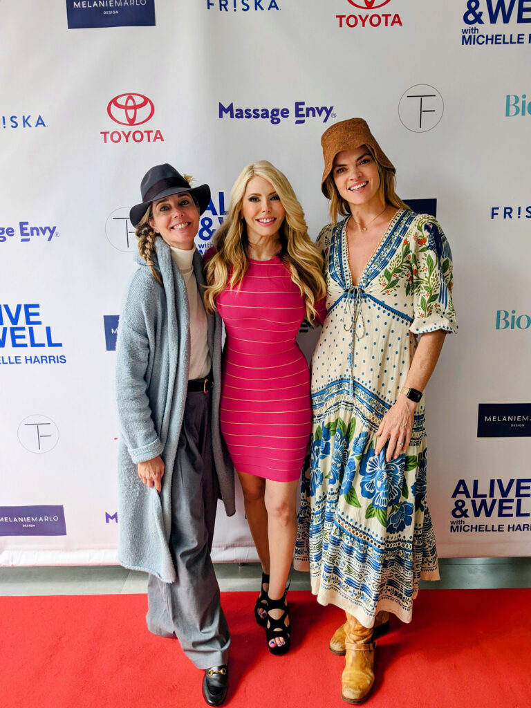 Christine Moore, Michelle Harris and Missi Pyle at the Hotel Bel Air