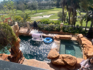 Poolside at Clean Living Pre-Oscars event in Bel Air