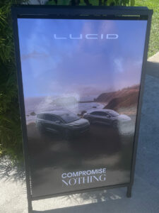 Lucid Compromise Nothing sign