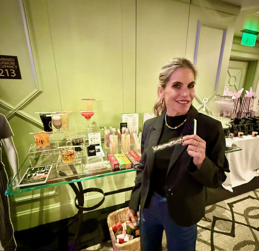 Woman at Glory Jewelry booth