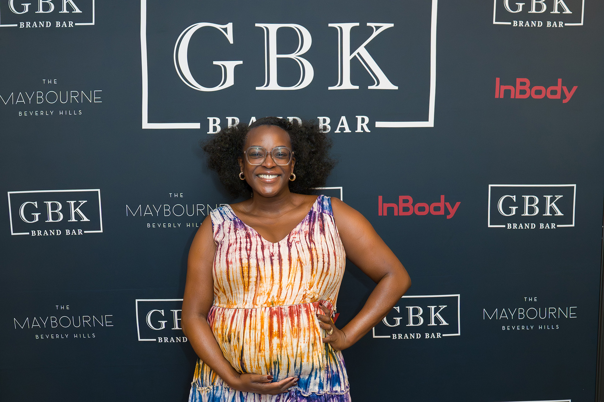 Best Supporting Actress Nominee for Sinners, Wunmi Mosaku at the GBK Brand Bar Awards Lounge. Photo credit: Kinga Sarabia