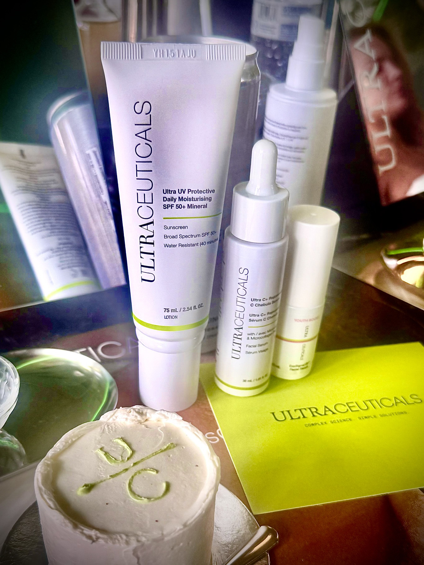 Tube of Ultraceuticals Ultra UV Protective Daily Moisturising SPF 50+ Mineral