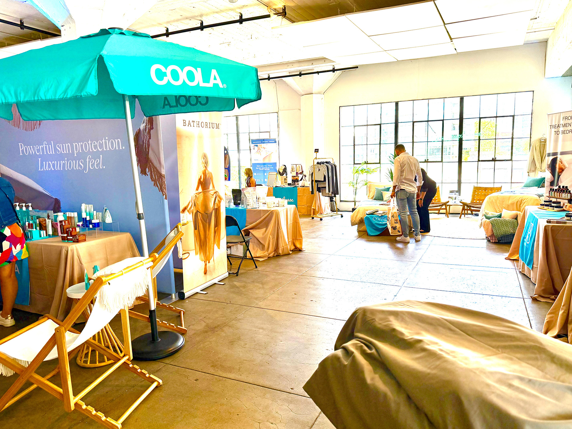 Hudson Loft Scene at the Live Love Spa LA Event in 2025 at Hudson Loft