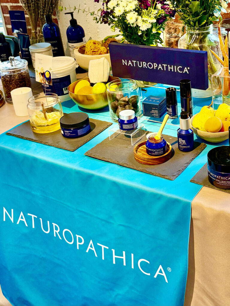 Naturopathica booth at Live Love Spa LA 2025