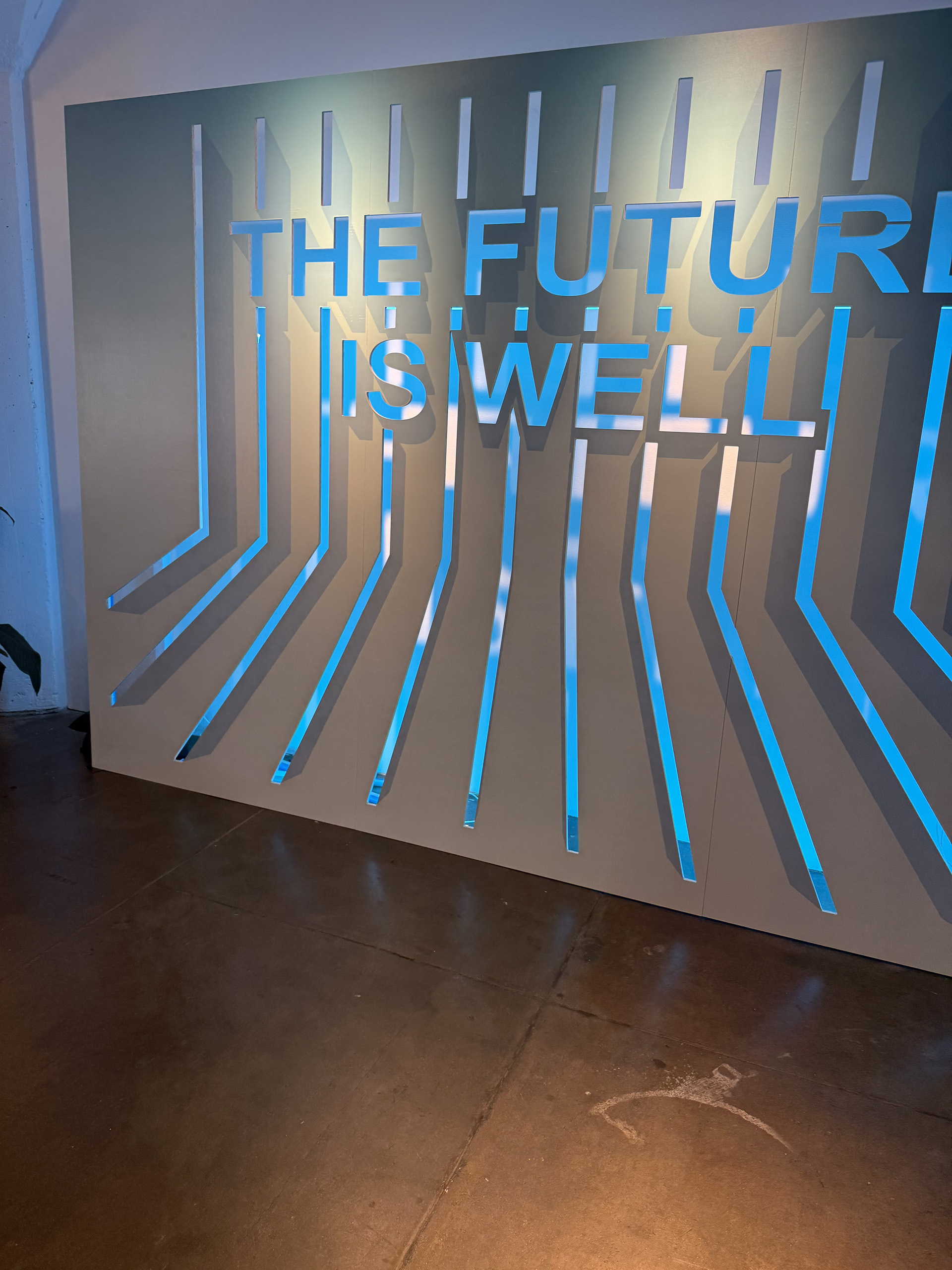 The Future is Well The Future is Well wall sign
