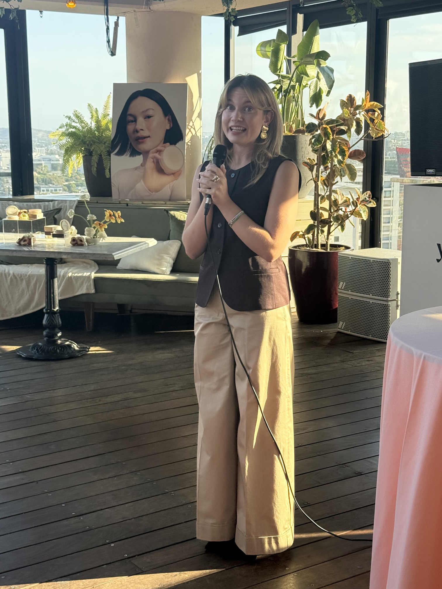Estefania Bello Vargas at the Yepoda Sephora event