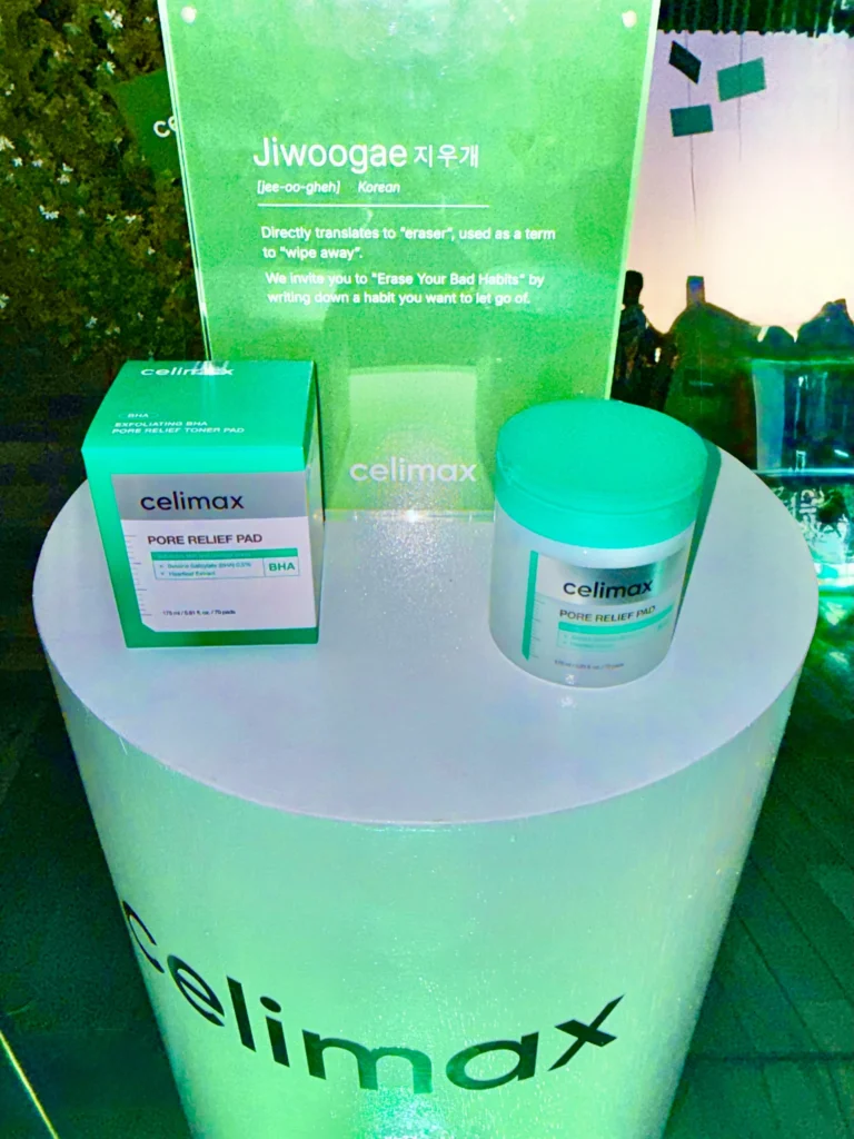 Three Pore Relief Pad products from Celimax
